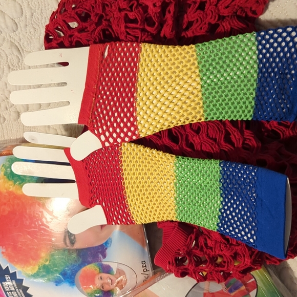 Kids clown costume medium lot of 6 pieces. Ready to go..just add base layers!!!! - Picture 5 of 6